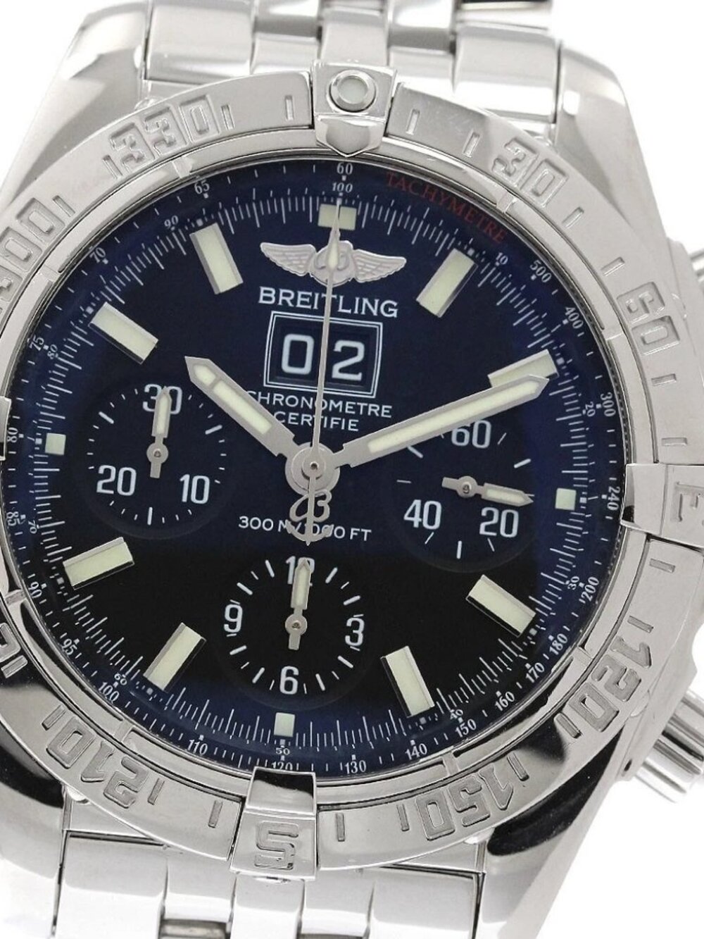 BREITLING Blackbird A44359 Chronograph Big Date Automatic Men's Watch_952561
